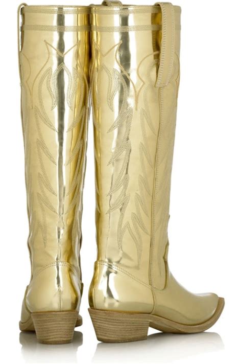 Givenchy golden boots